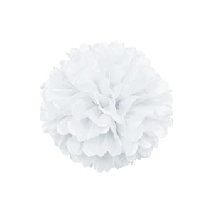 Pompon Wit Groot – 30cm